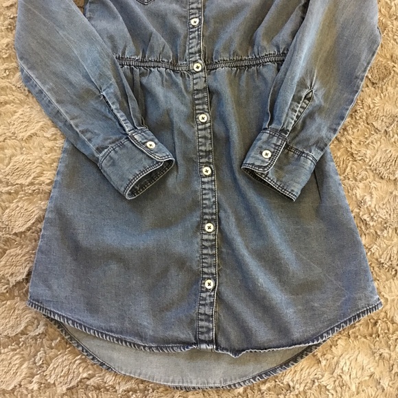 Girl’s Chambray shirt dress - Picture 3 of 5